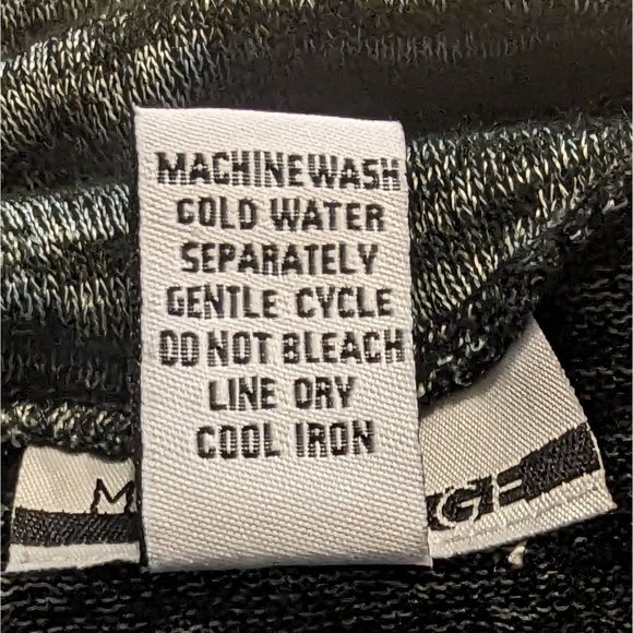 Mirror Image long sleeve black and gray‎ comfortable Bohemian Cowl neck Tunic S - Picture 4 of 6